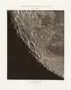 10月11日、Carte photograph de la lune, planche XII.A（月の写真チャート、プレートXII.A 作： シャルル・ル・モルヴァン