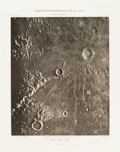 月の写真チャート、プレートXIII.A（月の写真チャート、プレートXIII.A）、10月23日 作： シャルル・ル・モルヴァン