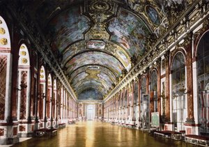 ヴェルサイユの鏡の回廊 作： Charles & Le Vau Louis (1612 70) Le Brun