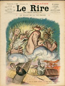 The Laughter "の表紙、カラーで描かれた風刺画