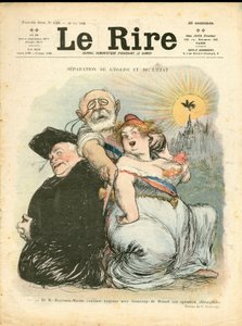 The Laughter "の表紙、120号、Satirique en Couleurs 作： Charles Leandre