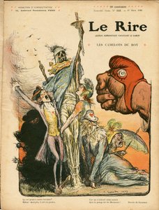The Laughter」321号の表紙、Satirical en Couleurs 作： Charles Leandre
