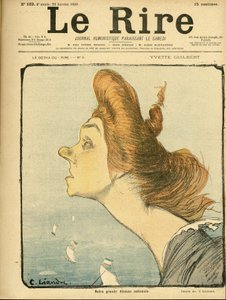 Le Rire」の表紙に描かれたシャルル・レアンドル（1862-1934）のイラスト 作： Charles Leandre