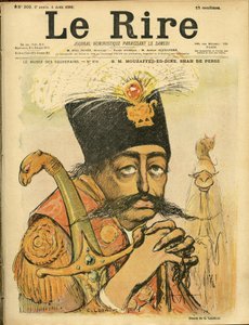 Le Rire」の表紙に描かれたシャルル・レアンドル（1862-1934）のイラスト 作： Charles Leandre