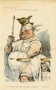 Le Rire」の表紙に描かれたシャルル・レアンドル（1862-1934）のイラスト 作： Charles Leandre
