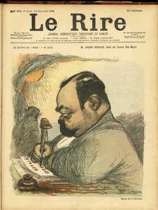 Le Rire」の表紙に描かれたシャルル・レアンドル（1862-1934）のイラスト