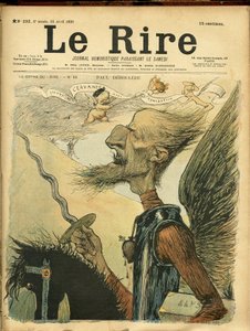 Le Rire」の表紙に描かれたシャルル・レアンドル（1862-1934）のイラスト