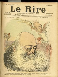 Le Rire」の表紙に描かれたシャルル・レアンドル（1862-1934）のイラスト