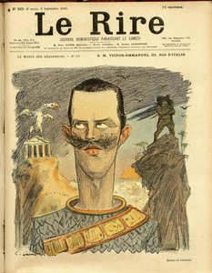 Le Rire」の表紙に描かれたシャルル・レアンドル（1862-1934）のイラスト