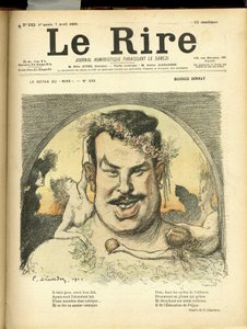 Le Rire」の表紙に描かれたシャルル・レアンドル（1862-1934）のイラスト