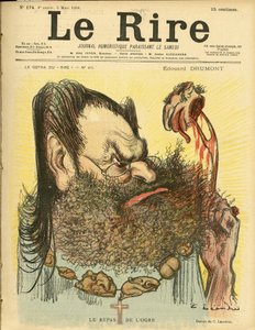 Le Rire」の表紙に描かれたシャルル・レアンドル（1862-1934）のイラスト