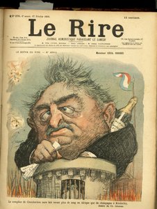 Le Rire」の表紙に描かれたシャルル・レアンドル（1862-1934）のイラスト