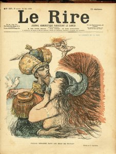 Le Rire」の表紙に描かれたシャルル・レアンドル（1862-1934）のイラスト 作： Charles Leandre