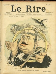Le Rire」の表紙に描かれたシャルル・レアンドル（1862-1934）のイラスト