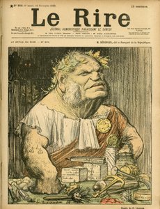 Le Rire』263号の表紙に描かれたシャルル・レアンドル（1862-1934）のイラスト 作： Charles Leandre