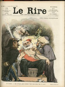 シャルル・レアンドル（1862-1934）のイラストを『Le Rire』の表紙に掲載。415 作： Charles Leandre