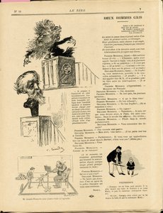 Le Rire』に掲載されたシャルル・レアンドル（1862-1934）のイラスト 作： Charles Leandre