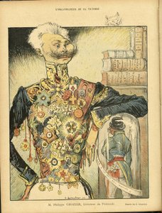 Le Rire』に掲載されたシャルル・レアンドル（1862-1934）のイラスト 作： Charles Leandre