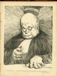 Le Rire』に掲載されたシャルル・レアンドル（1862-1934）のイラスト 作： Charles Leandre