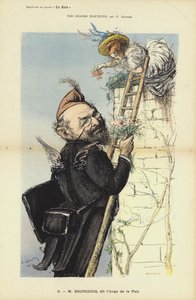 レオンブルジョワ、フランスの政治家、ルリールのイラスト
