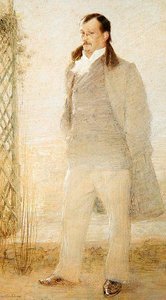 ジョルジュ・コートリーヌの肖像（油彩・キャンバス） 作： Charles Leandre