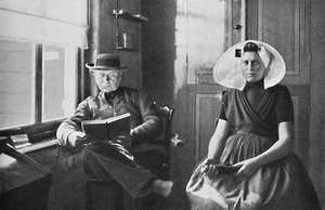 1912年のオランダ人とその妻