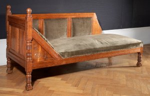 応接間ソファ、1874年頃（オーク）