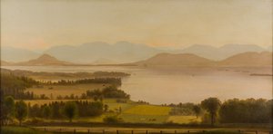 シェルバーンポイント沖の汽船、1850-1890 作： Charles Louis Heyde
