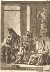 農民 作： Charles Louis Lingée after Jean Honoré Fragonard