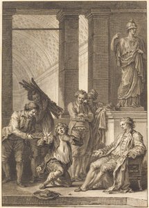 農民 作： Charles Louis Lingée after Jean Honoré Fragonard