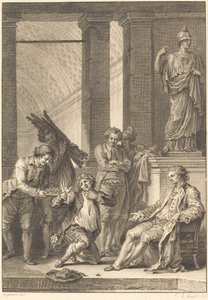 農民 作： Charles Louis Lingée after Jean Honoré Fragonard