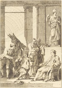 農民 作： Charles Louis Lingée after Jean Honoré Fragonard