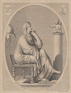 ElizにちなんでGrandeur de la pierre。 シェロン、1665-1728。 作： Charles Louis Simonneau