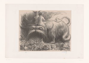 人を喰らうモンスター パリ、ル・プラス・グランド・モンストル・デュ・モンド (...) 作： Charles Lucien Leandre