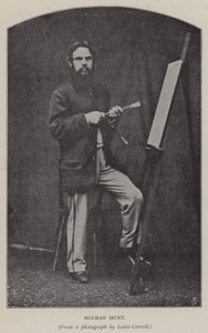 ホルマン・ハント（モノクロ写真 作： Charles Lutwidge Dodgson