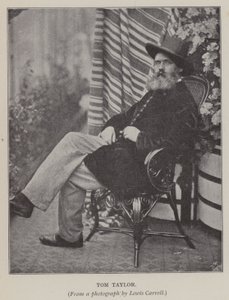 トム・テイラー（モノクロ写真 作： Charles Lutwidge Dodgson