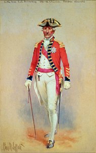 ウィリアムハウ卿、イギリス軍の司令官（1776-78年）の正装