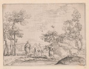 エジプトへのフライト 作： Charles Macé (attributed to)