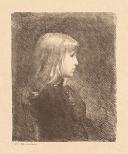 若い女性若い女の子、1892年。