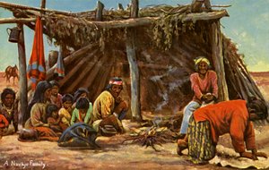 ナバホ族 作： Charles Marion Russell
