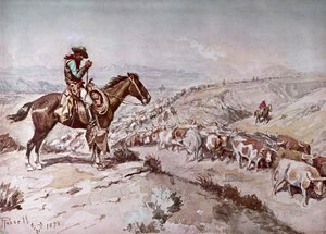 キャトルドライブ 作： Charles Marion Russell