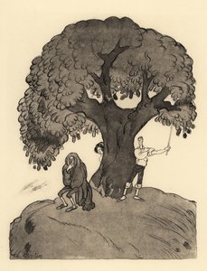 妻と鷹匠に騙された妻ドレス姿の寝取られ。 作： Charles Martin