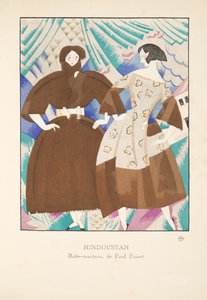 ヒンドゥースタン、ファッションプレートのコレクション、1920年（pochoir print） 作： Charles Martin