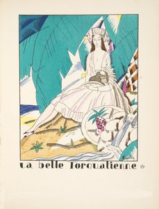 ラベルトーカティエンヌ、ファッションプレートのコレクション、1920年（ステンシルプリント） 作： Charles Martin
