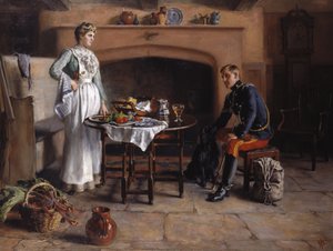 Home Sweet Home、1890年頃 作： Charles Martin Hodges