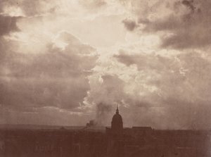 パンテオンの上の雲の習作、パリ、1856年（写真） 作： チャールズ・マーヴィル