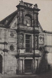 シャトー・ダネの柱廊玄関、現在はパリのエコール・デ・ボザールにある 作： Charles Marville
