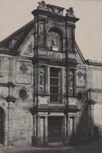 1851年、パリのエコールデボザールにあるシャトーダネのポルティコ。 作： Charles Marville