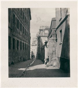 ランス通りからシャルティエール通り（シャルティエール通り 作： Charles Marville