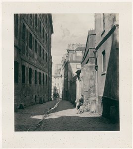 ランス通りからシャルティエール通り（シャルティエール通り 作： Charles Marville